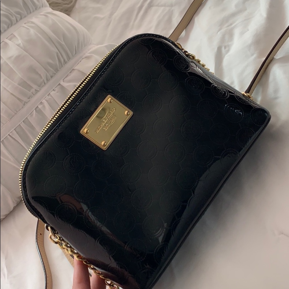 Black and Gold Michael Kors Bag